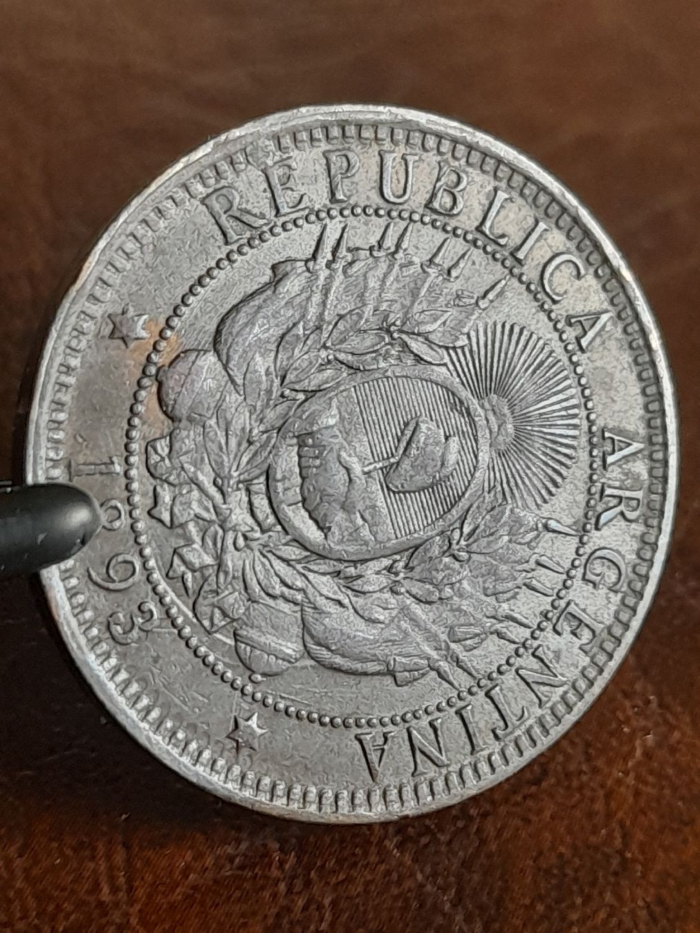 Alle Münzen: 2 Centavos 1893 Argentinien  – Gebraucht aus Basel von Basel_20 3