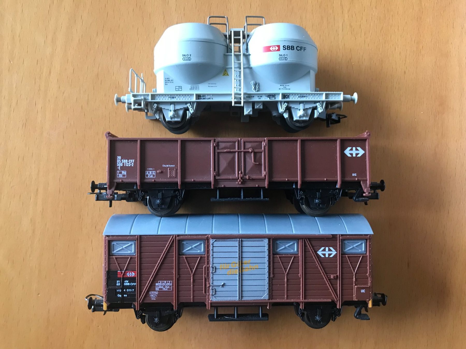 Lima Modellini di ferrovie: 3x Lima SBB Güterwagen – Usato da Luzern venduto da mey_s13