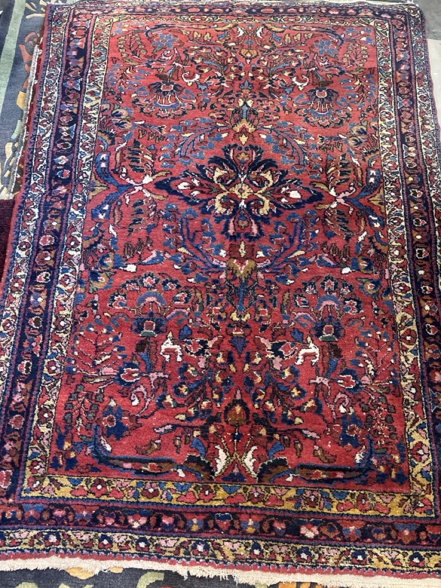 Tappeti: Orientteppich rot mit Muster und Fransen Grösse L – Usato da Niederhasli venduto da abd_bm8t 3