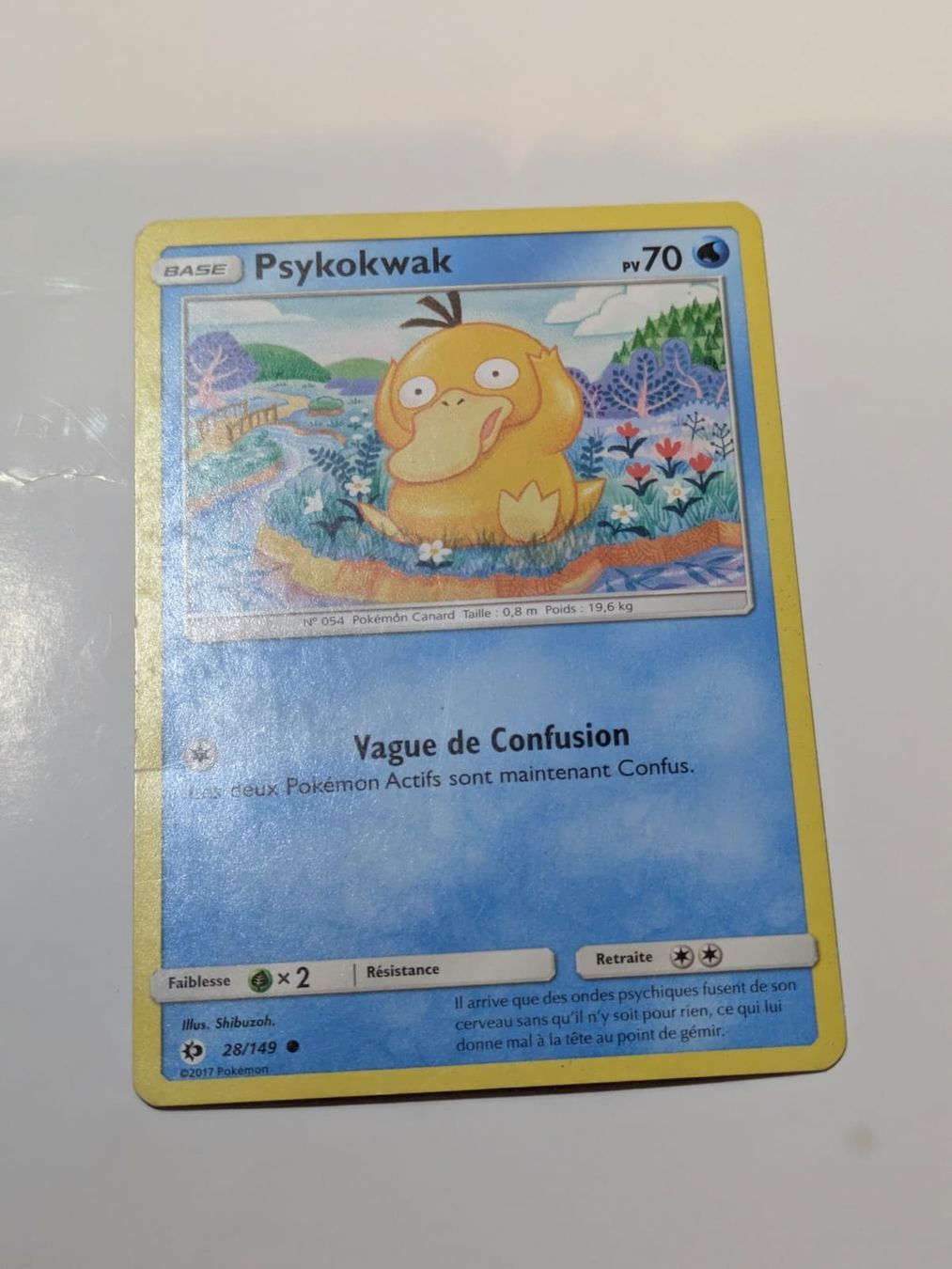 Pokémon Carte collezionabili: Psykokwak (SUM 28) – Usato da Daillens venduto da SACS-CARDS