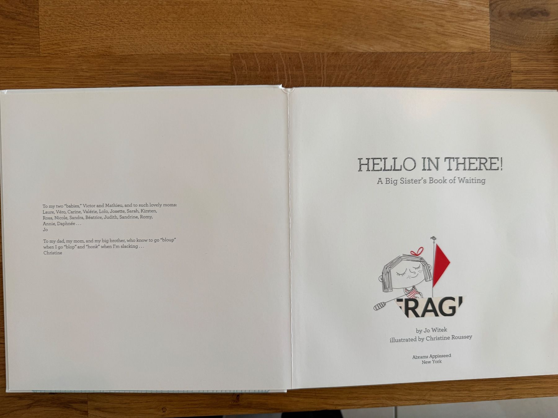 Libri: Hello in there - Book for kids,expecting a sibling – Usato da Fribourg venduto da BarbaraD 2