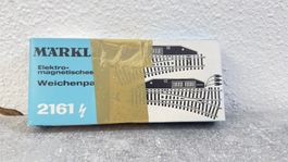 Märklin 2161 Elektromagnetisches Weichenpaar K-Gleis H0 / AC