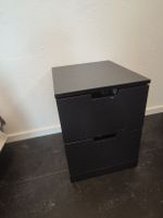  NORDLI Kommode mit 2 Schubladen, anthrazit