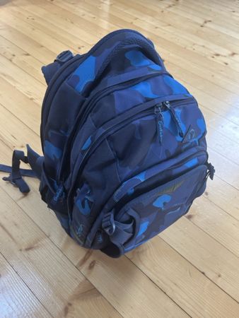 Satch Schulrucksack Match Plus Blau Top Zustand