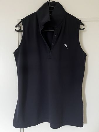 Chervò Polo ohne Ärmel schwarz, Grösse 40