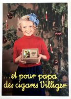 Villiger Cigares - Alte Werbung / Ancienne publicité 1955
