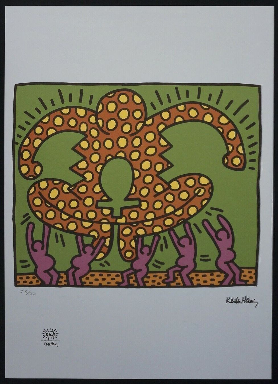 Foto & Immagini: KEITH HARING  HANDNUMMERIERT DRUCKSIGNIERT – Usato da Gersau venduto da kunst-online