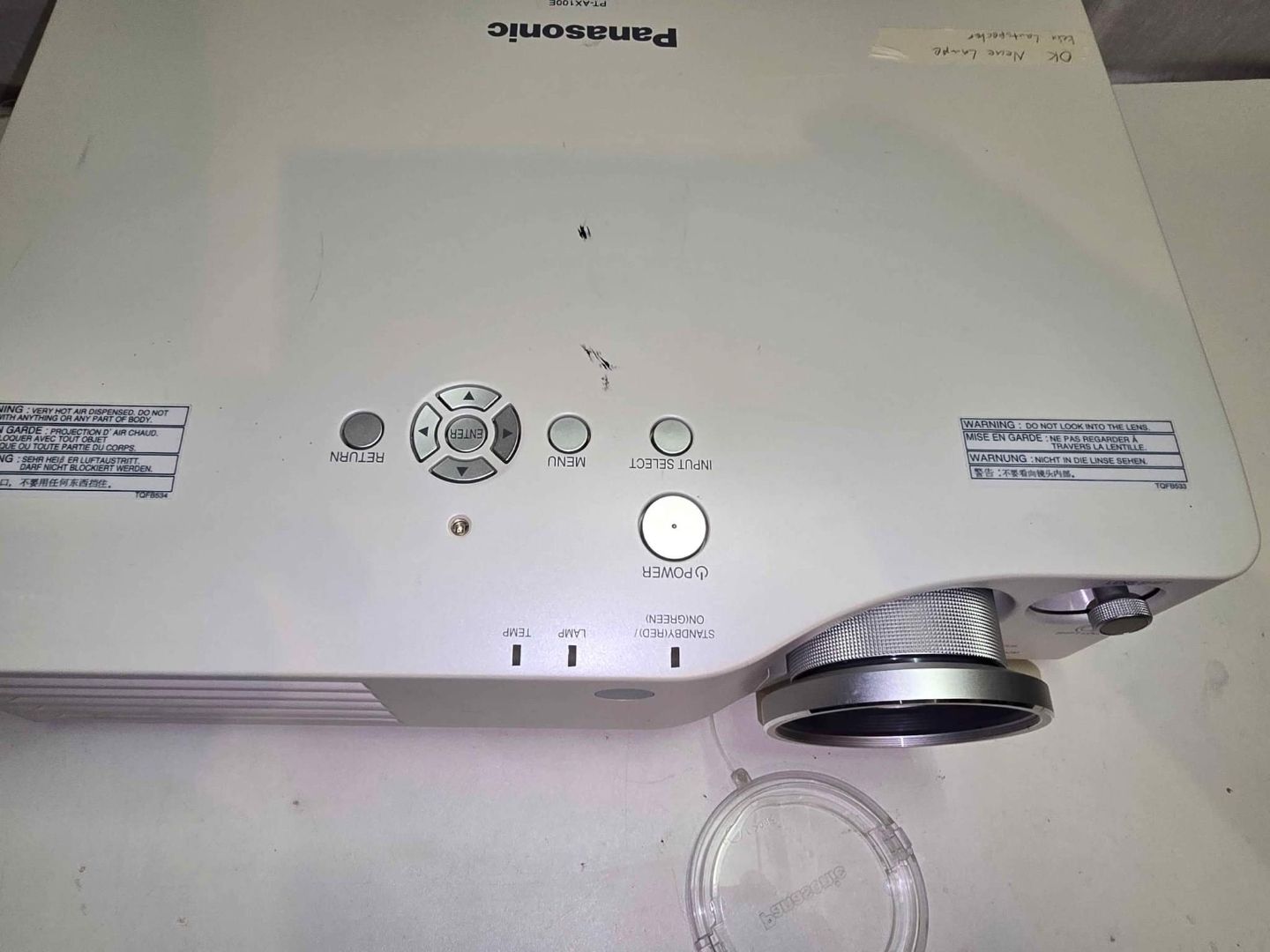 Panasonic Videoprojektoren: Panasonic Beamer PT-AX100E – Gebraucht aus Lenzburg von cameleoncolor 4