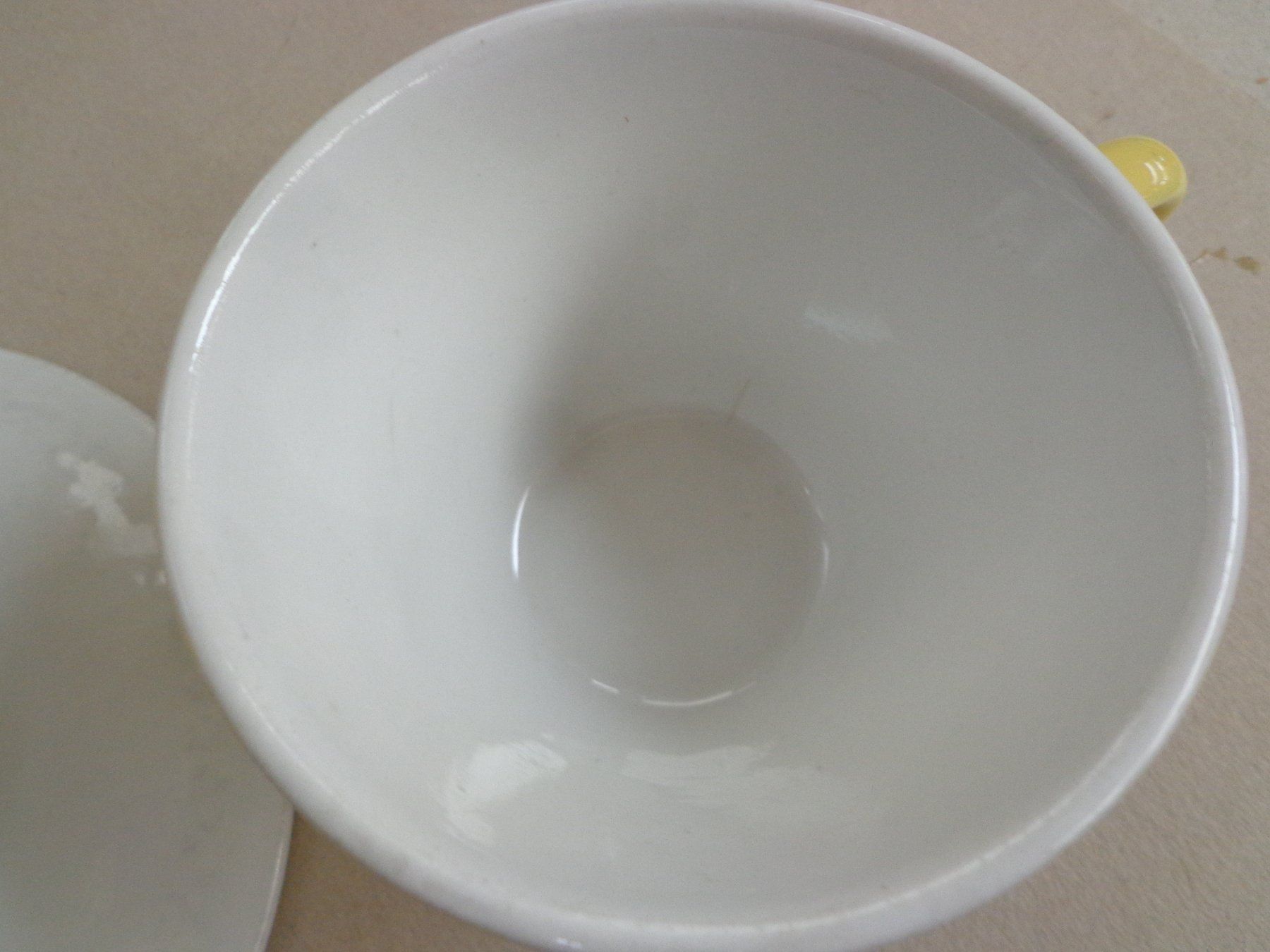 Rössler Tassen: Rössler gelb Kaffeetasse mit Unterteller – Gebraucht aus Zofingen von schmidi67 2