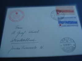 Rotkreuz-Flugbrief 1939, Geneve-Zürich, gelaufen