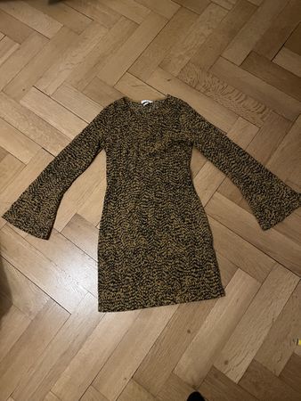 H&M Kleid, Grösse XS, Minikleid, Leoprint,