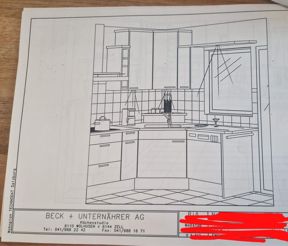 Cucine complete: Moderne Einbauküche mit Herdplatte & Geschirrspüler – Usato da Nebikon venduto da JL_Shop 2