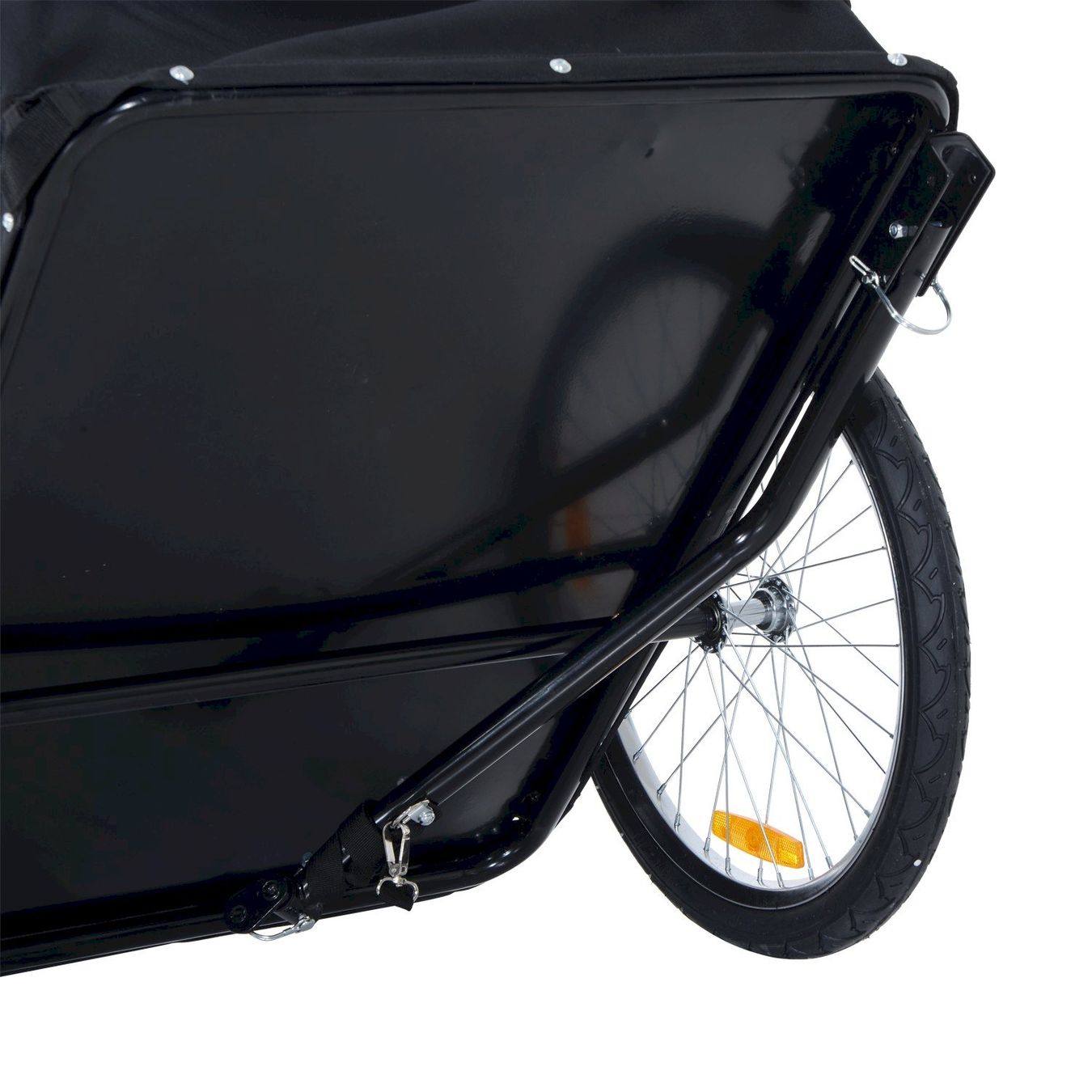 Veloanhänger: HomCom Lastenanhänger Weiß – Neu und originalverpackt aus Bottighofen von zaap 8