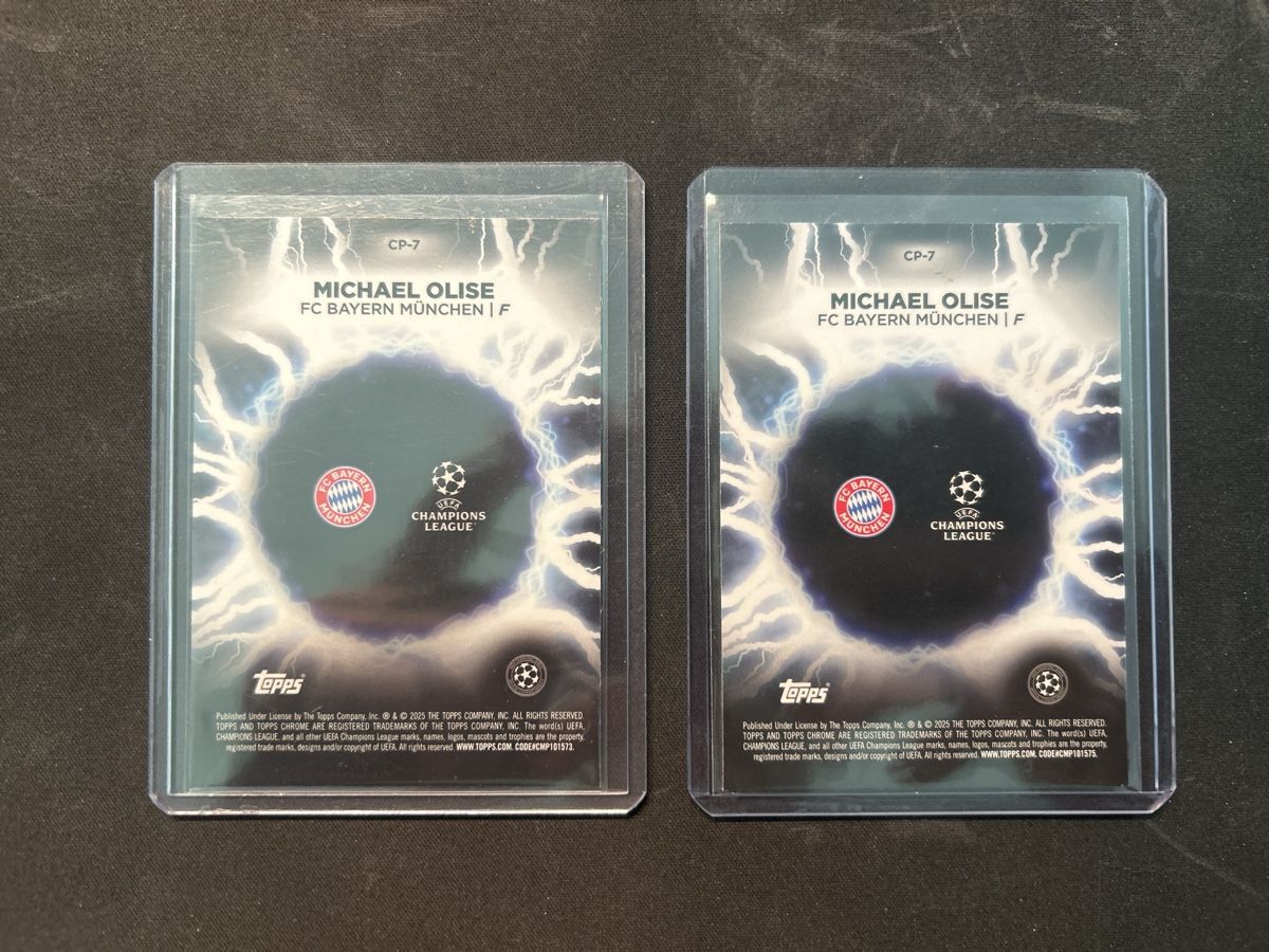 Topps Sammelbilder & Trading cards: Topps Olise shockwave insert ssp 1:480 – Gebraucht aus Greppen von hcv_cc2r 1
