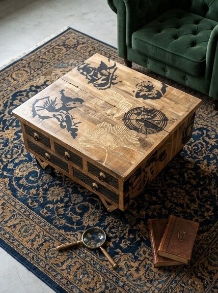 Tables: ✨ Couchtisch Industrial | Handveredelt | Upcycling Unikat – Neuf (Voir description) à Obfelden par StilBruch 1