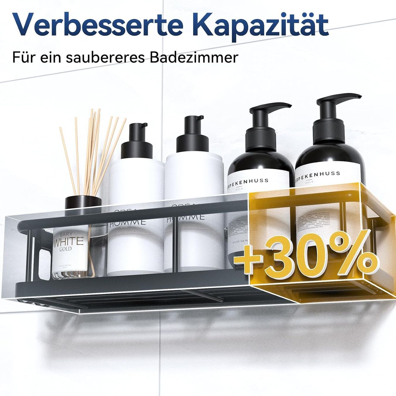 Duschen: Duschablage 2-teilig ohne Bohren rostfrei Duschregal – Neu und originalverpackt aus Schaffhausen von che_p9xl 4