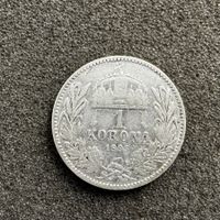 1 Krone Silber Österreich Ungarn 1895