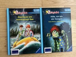 Leserabe Bücher: Abenteuer am stürmischen See + Vampir