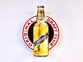 CARDINAL BIER Leuchtreklame ORIGINAL DRAFT CLUB 1995