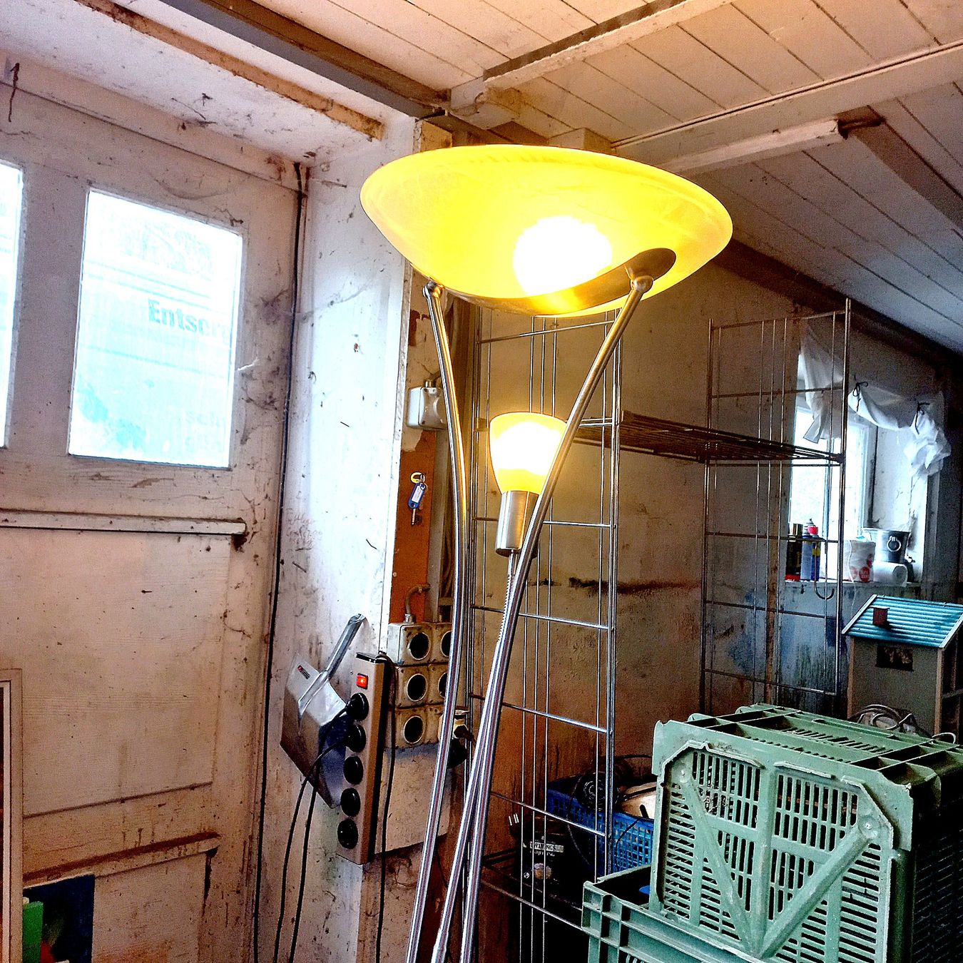 Lampade: Designer - Ständerlampe mit Leselampe – Usato da Baar venduto da 2cvbaar 1