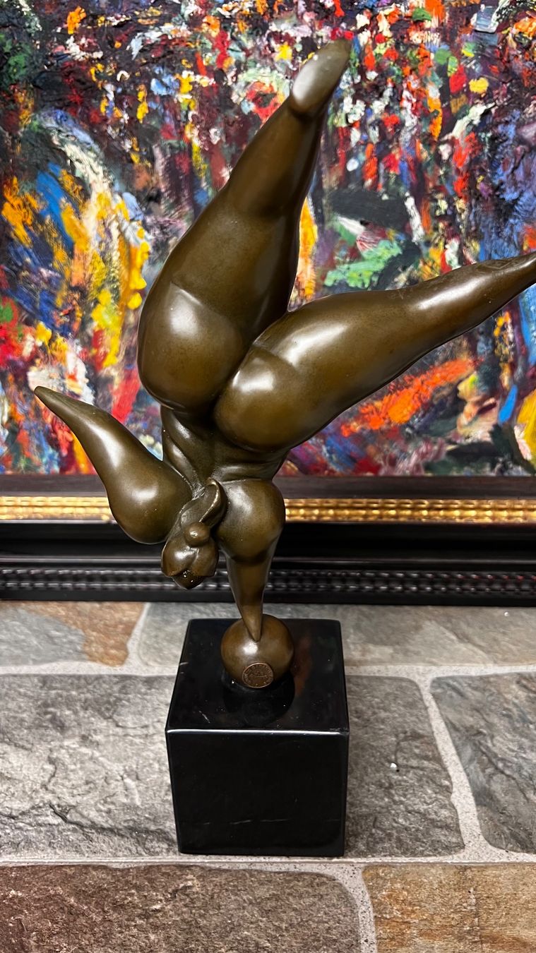 Sculture & Statue: Traumhafte Interessante Dame Bronze Figur – Usato da Oberengstringen venduto da Cici7 3
