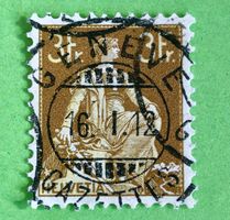 Nr.116 Helvetia mit Schwert  GESTEMPELT   
