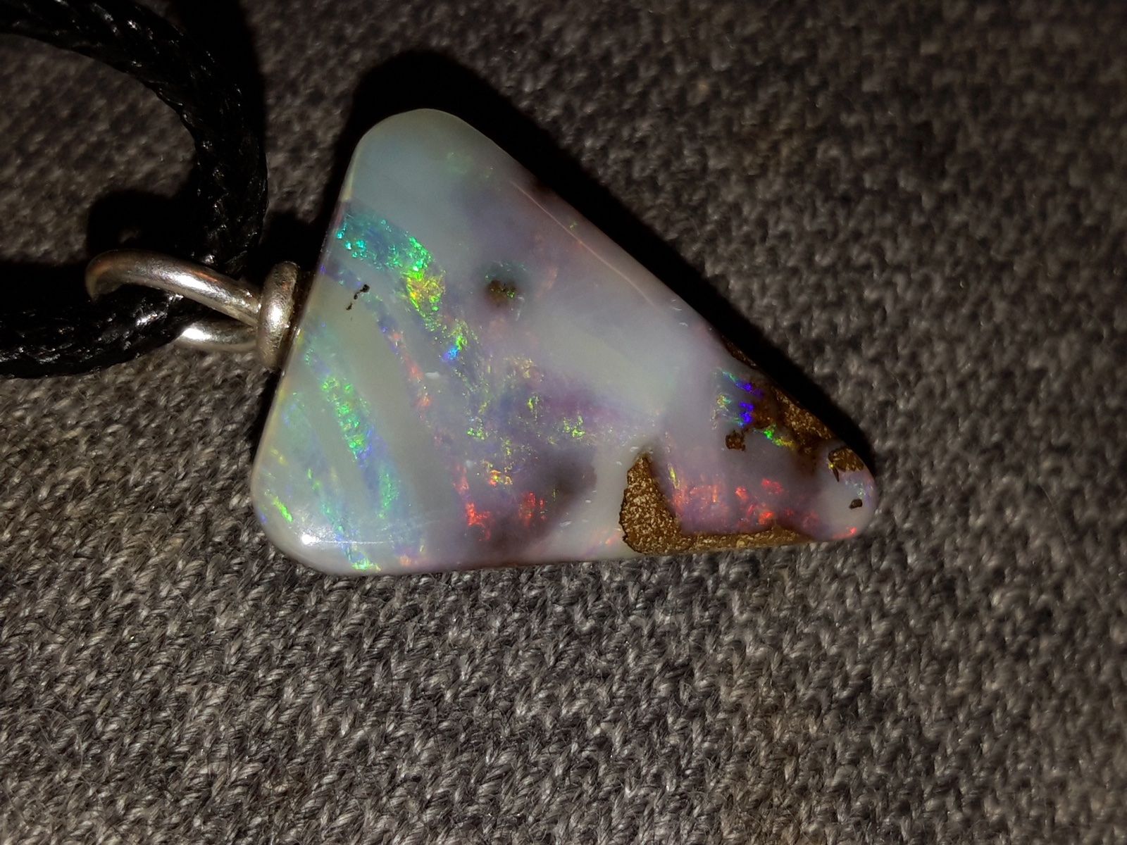 Pietre preziose: Australischer Boulder Opal Anhänger – Nuovo e nell'imballaggio originale da Uerkheim venduto da Winwinner 3