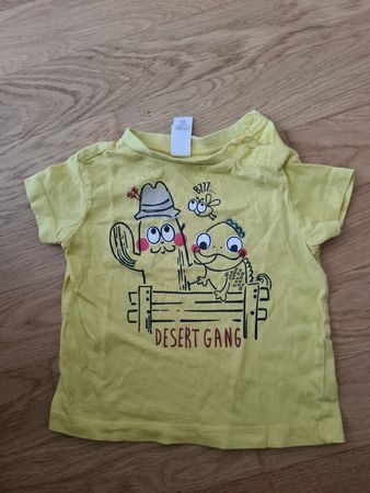 Baby Club T-Shirt Grösse 80 gelb 