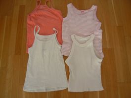 4 Tops / Unterleibchen Gr 122 128