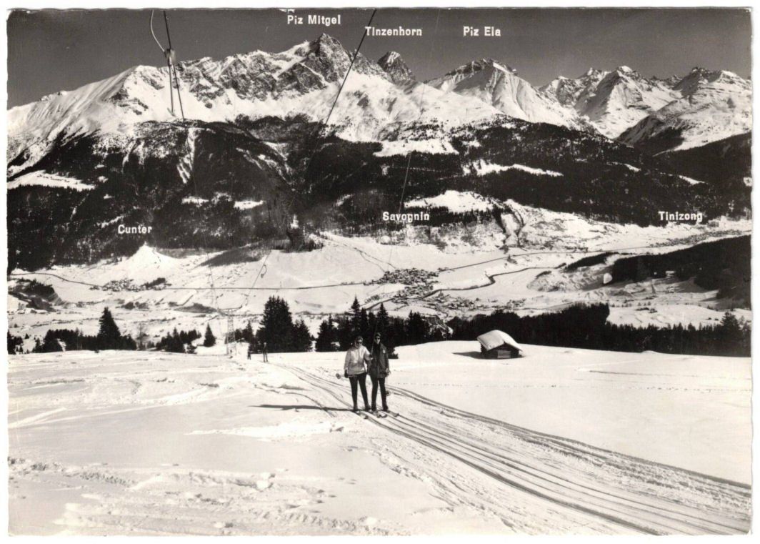 Cartoline postali: Savognin - Skilift Martegnas – Usato da Binningen venduto da Mountainrider