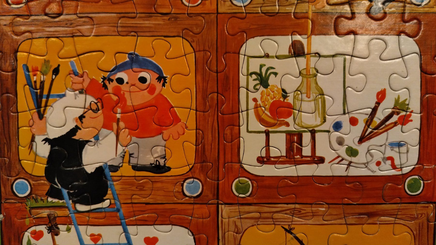 Ravensburger Puzzle: Ravensburger Puzzle, Das grosse Mainzelmännchen Puzzle ©1968 – Usato da Bellach venduto da JingleJerry 4