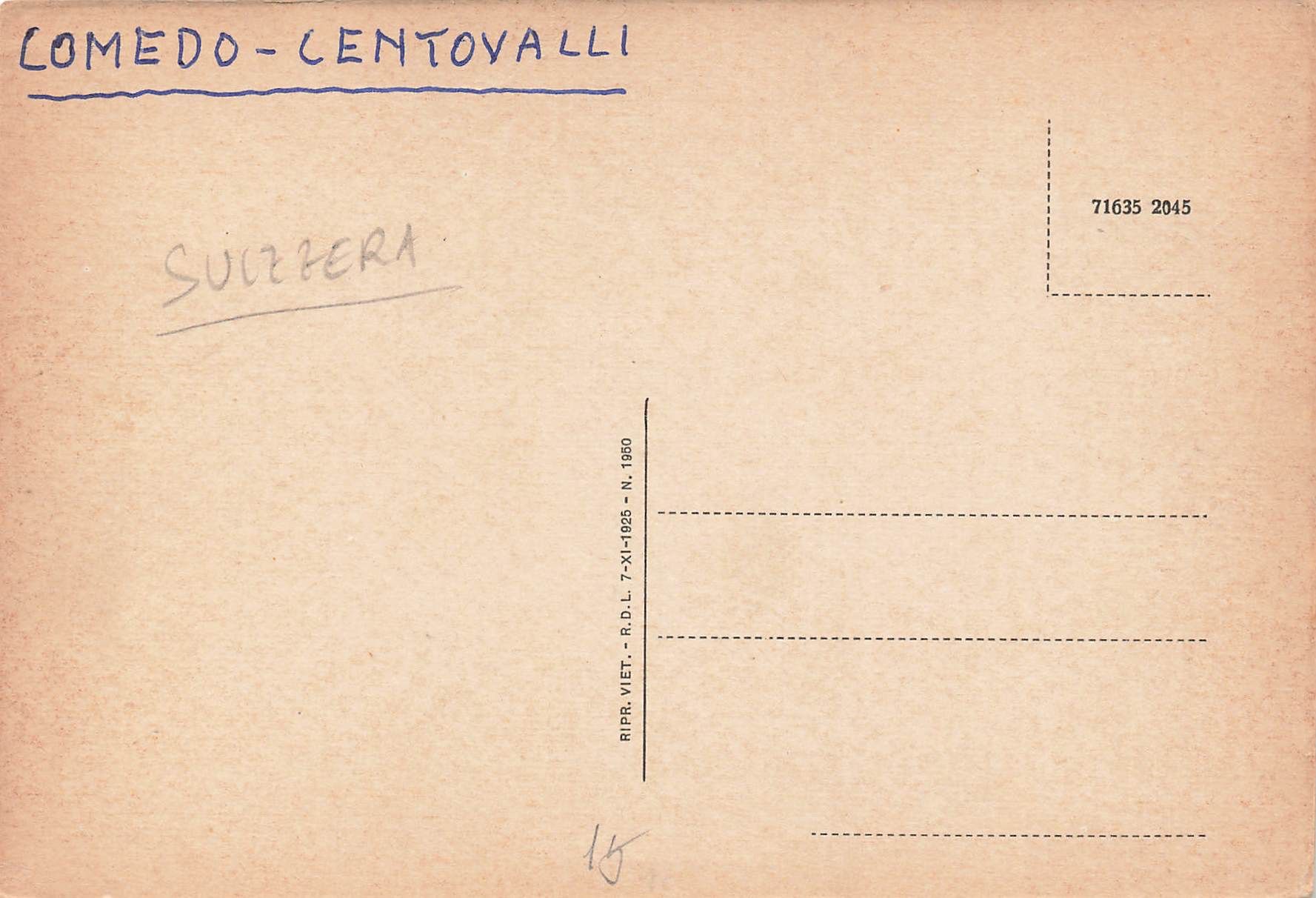Cartoline postali: Camedo Centovalli – Usato da Biasca venduto da Blenio71 1