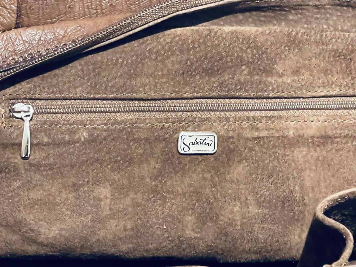 Borse da donna: Straussenledertasche aus Südafrika – Nuovo (secondo la descrizione) da Unterstammheim venduto da Aro8 3
