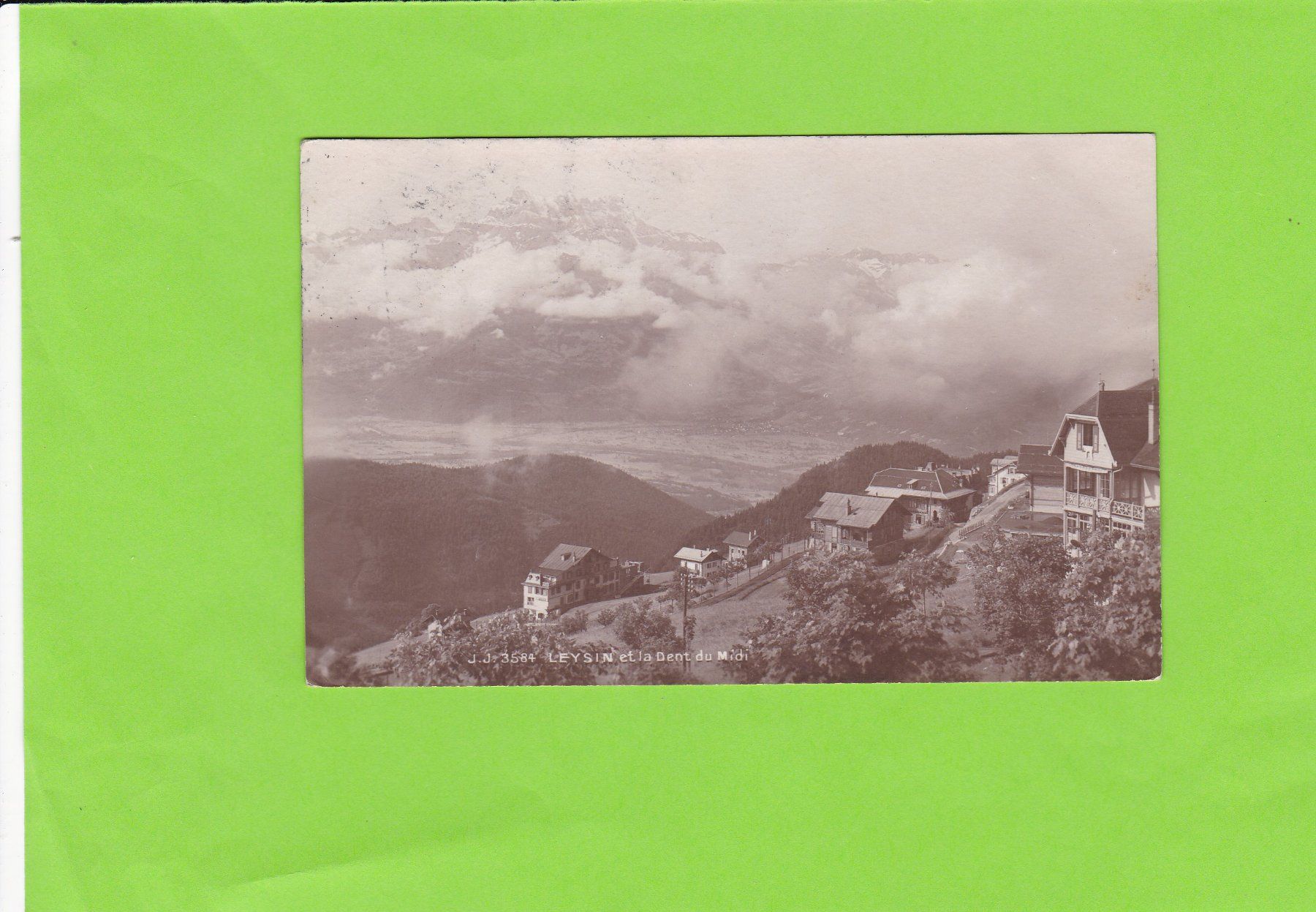 Cartoline postali: Leysin – Usato da St. Peterzell venduto da neckertal