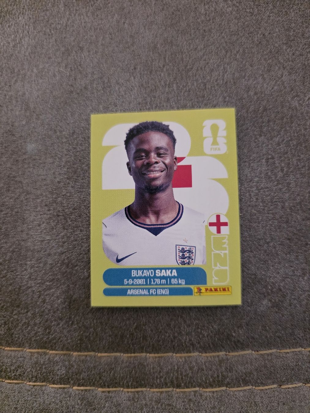 Panini Carte collezionabili: Panini WM 2026 ENG 17 Saka – Nuovo (secondo la descrizione) da Romanshorn venduto da leeh78