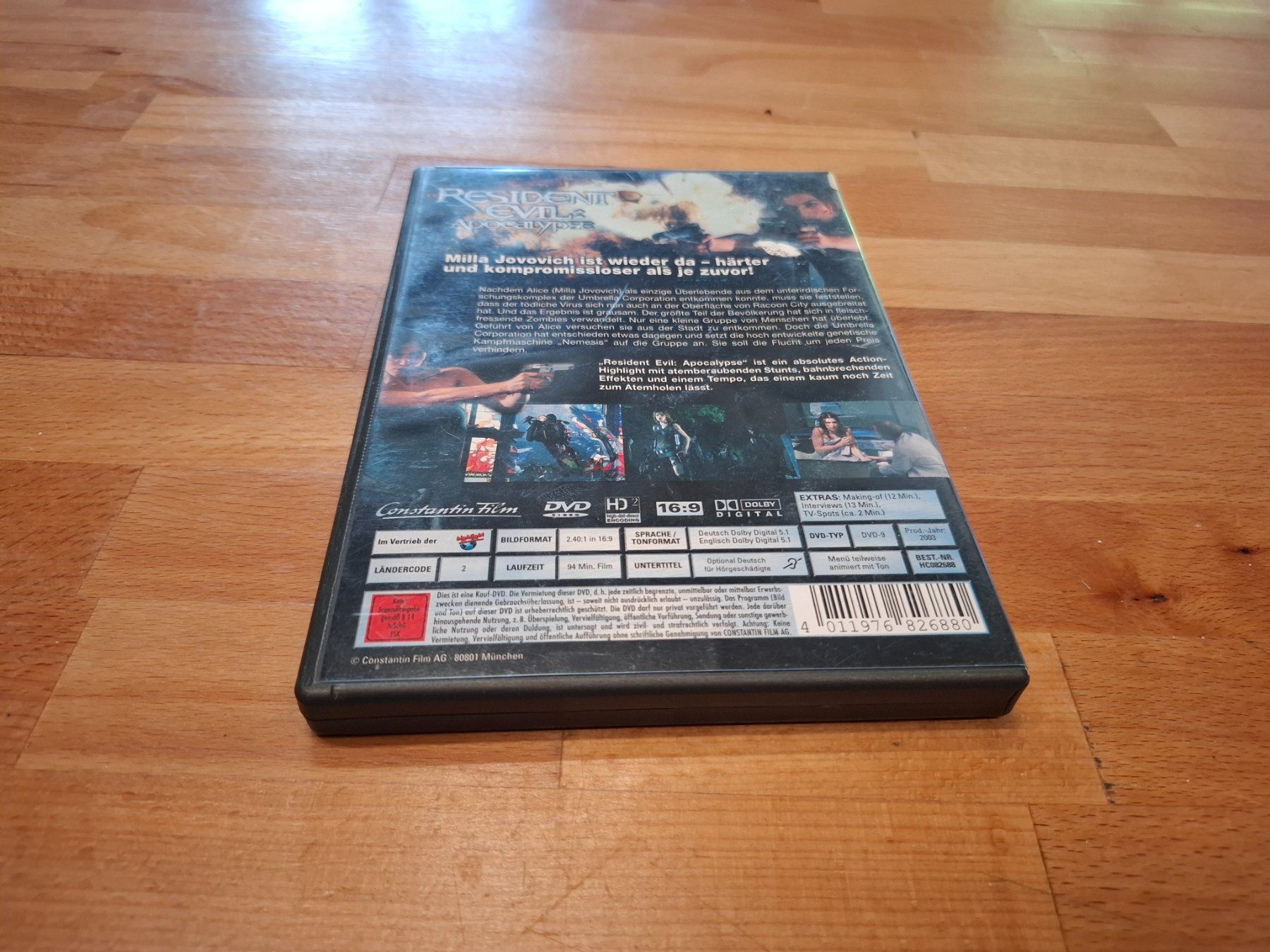 Tutti i DVDs: Resident Evil Apocalypse Extended Version – Usato da Signau venduto da mw91 2
