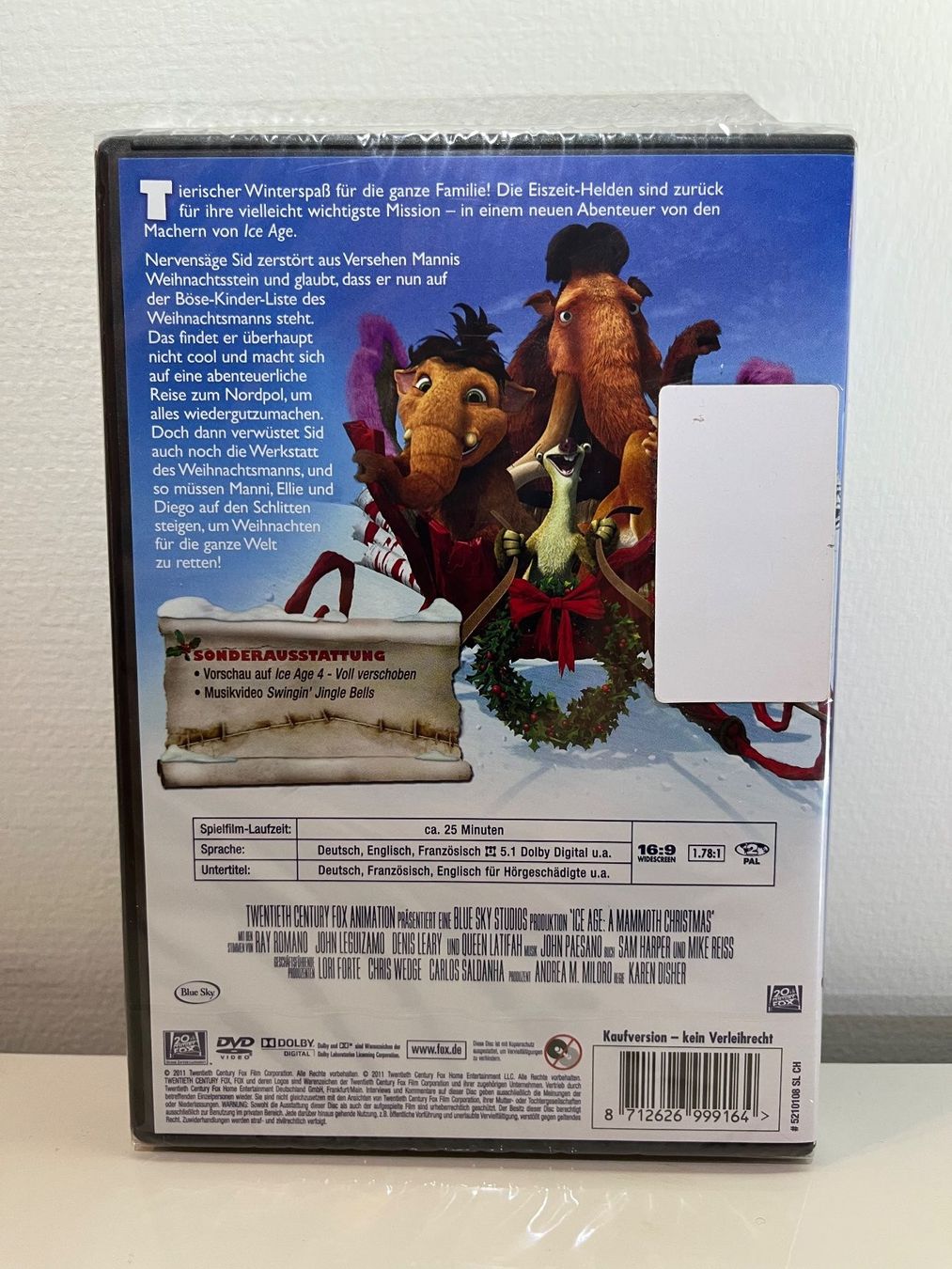 Alle DVDs: DVD Spielfilm "Ice Age - eine coole Bescherung" – Neu und originalverpackt aus Adliswil von Ritchey 1