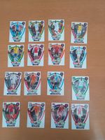 Verschiedene Spezial Fussball WM 2022 Sammelkarten.