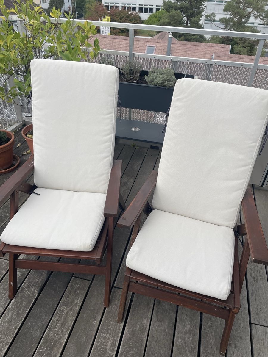 Ikea Sedie: IKEA Stühle Outdoor mit Polster  – Usato da Küsnacht ZH venduto da ste_k5ym 1