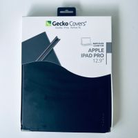 iPad Pro 12.9" (2018) Tablet Leder Tasche Book-Cover Schwarz