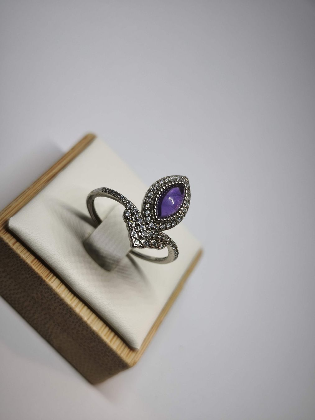 Anelli: Amethyst Ring 925 Silber Gr. Verstellbar NEU – Nuovo (secondo la descrizione) da St. Gallen venduto da GIULESGG 2