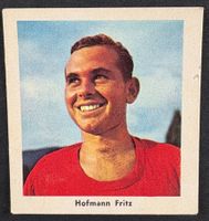 VINTAGE SAMMELBILD FOOTBALL-GUM THUN FRITZ HOFMANN