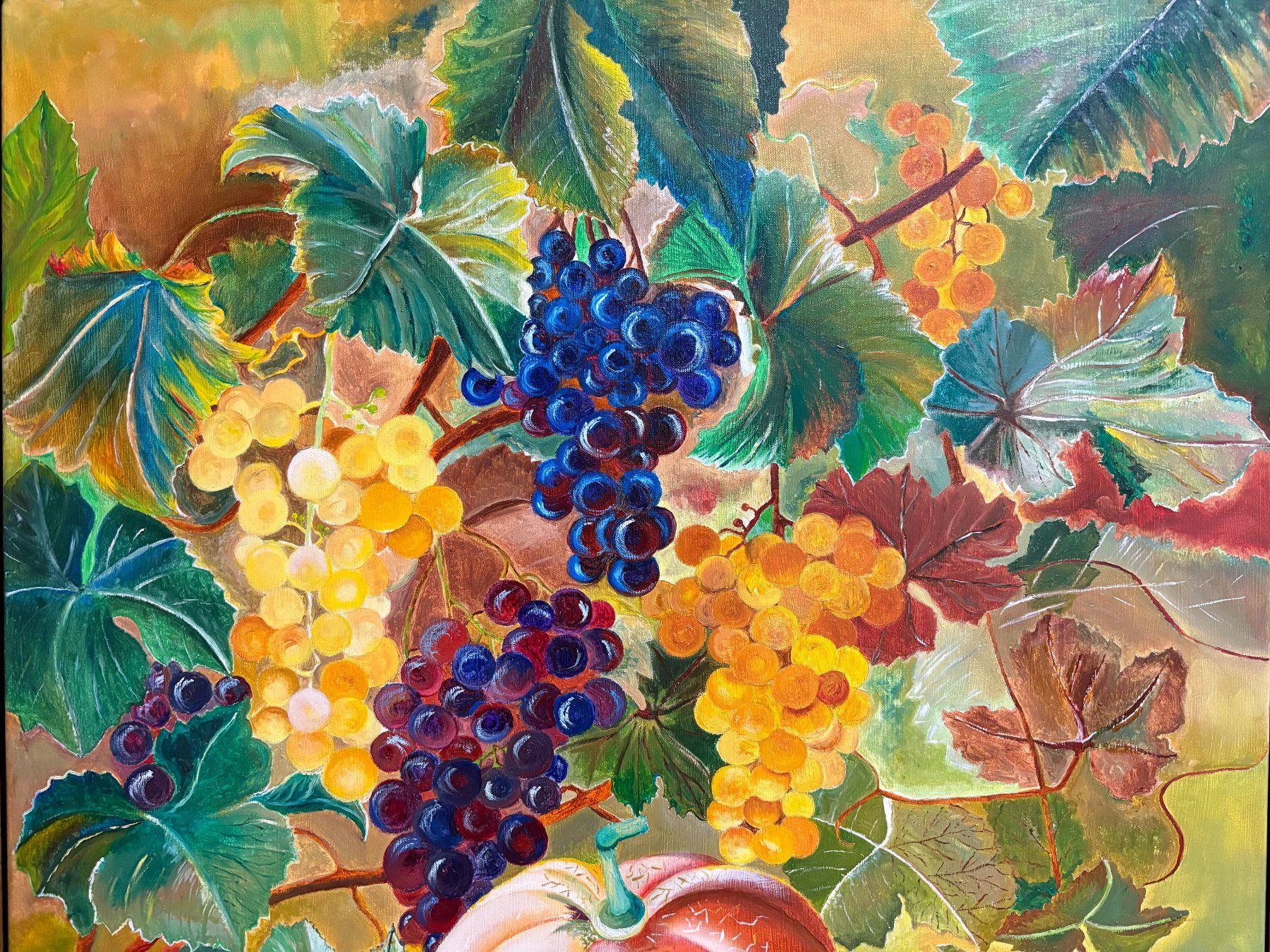 Gemälde: 85 x101/ 2017 Juan de Capistrano/ Öl Gemälde Stillleben – Gebraucht aus Ottenbach von TimelessEmotions. 5