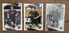 Fussballkarten PSG João Neves, Lee, Gharbi 3er Set