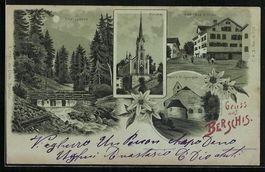 Mondschein-Lithographie Berschis, Gastha