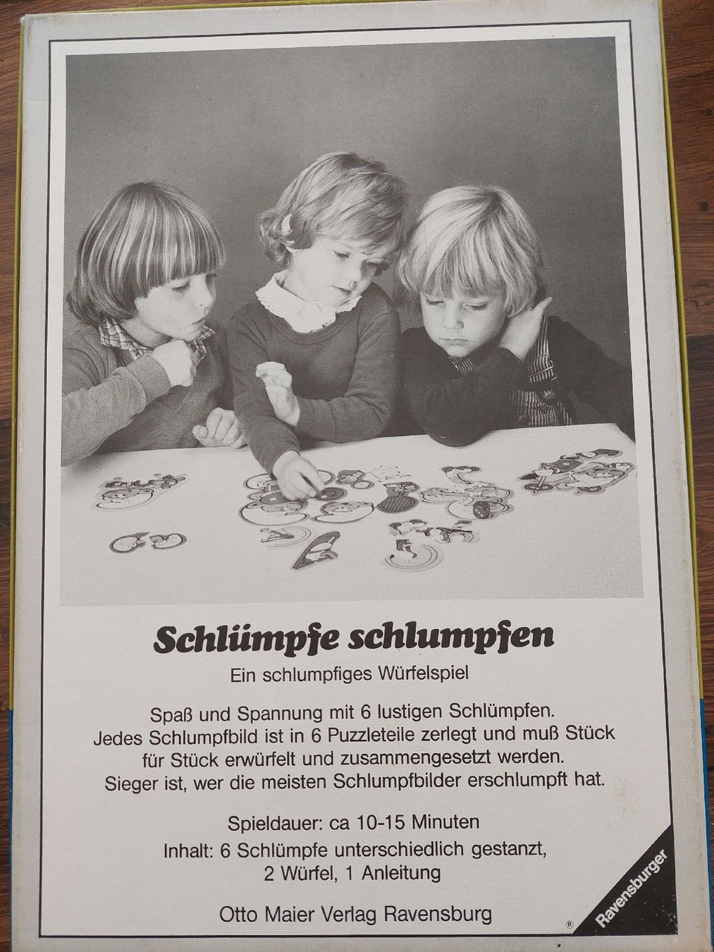 Ravensburger Giochi: Schlümpfe schlumpfen Spiel Vintage – Usato da Embrach venduto da pz78 1