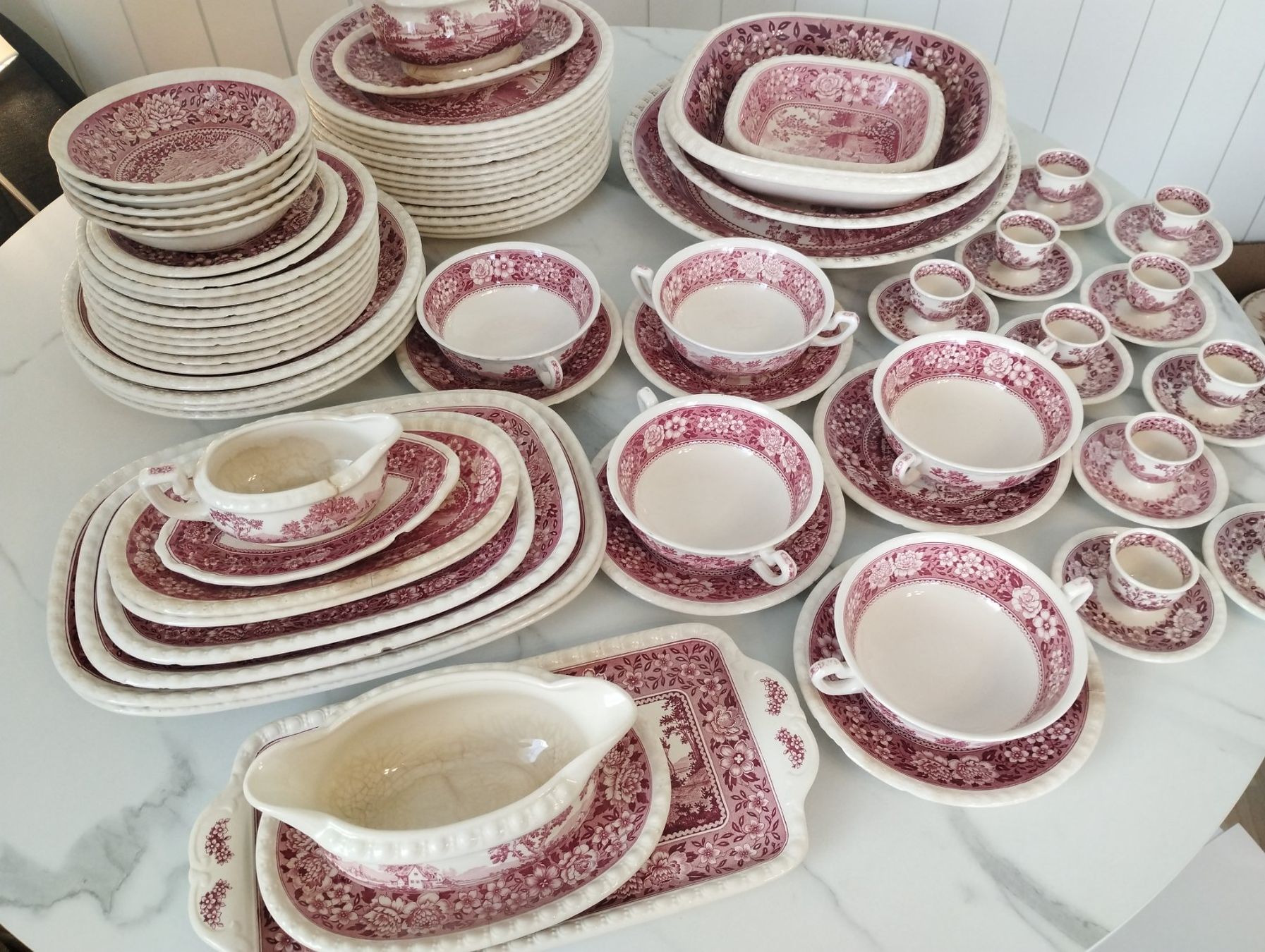 Villeroy & Boch Set di piatti: RIESIGES Service Villeroy & Boch "Rusticana Rot" AUFLÖSUNG!! – Usato da Langnau am Albis venduto da ann_68yj 2