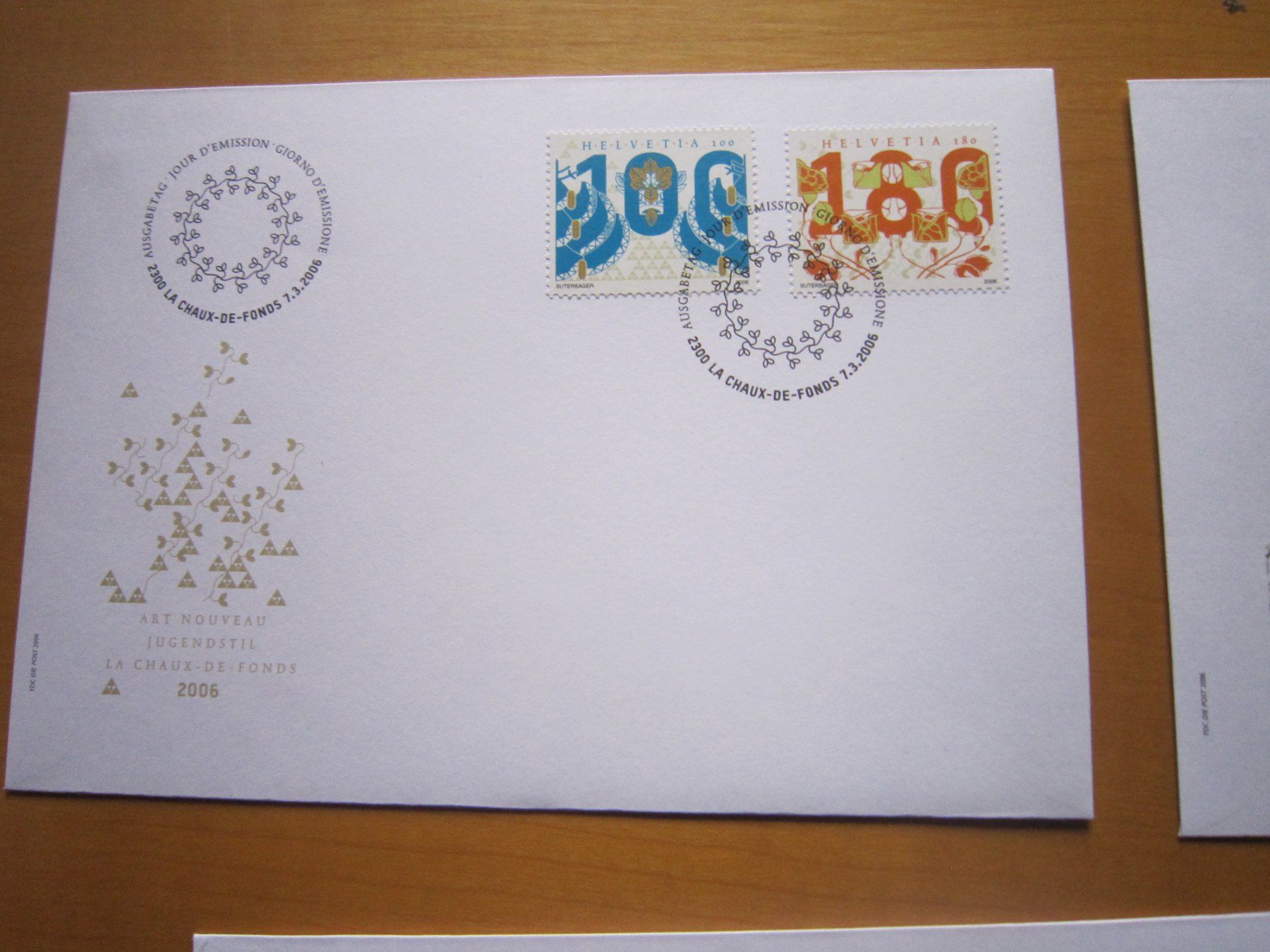 Tutti i francobolli: CH 2006 FDC kleine Zusammensetzung – Usato da Gordola venduto da Polentaefung 1