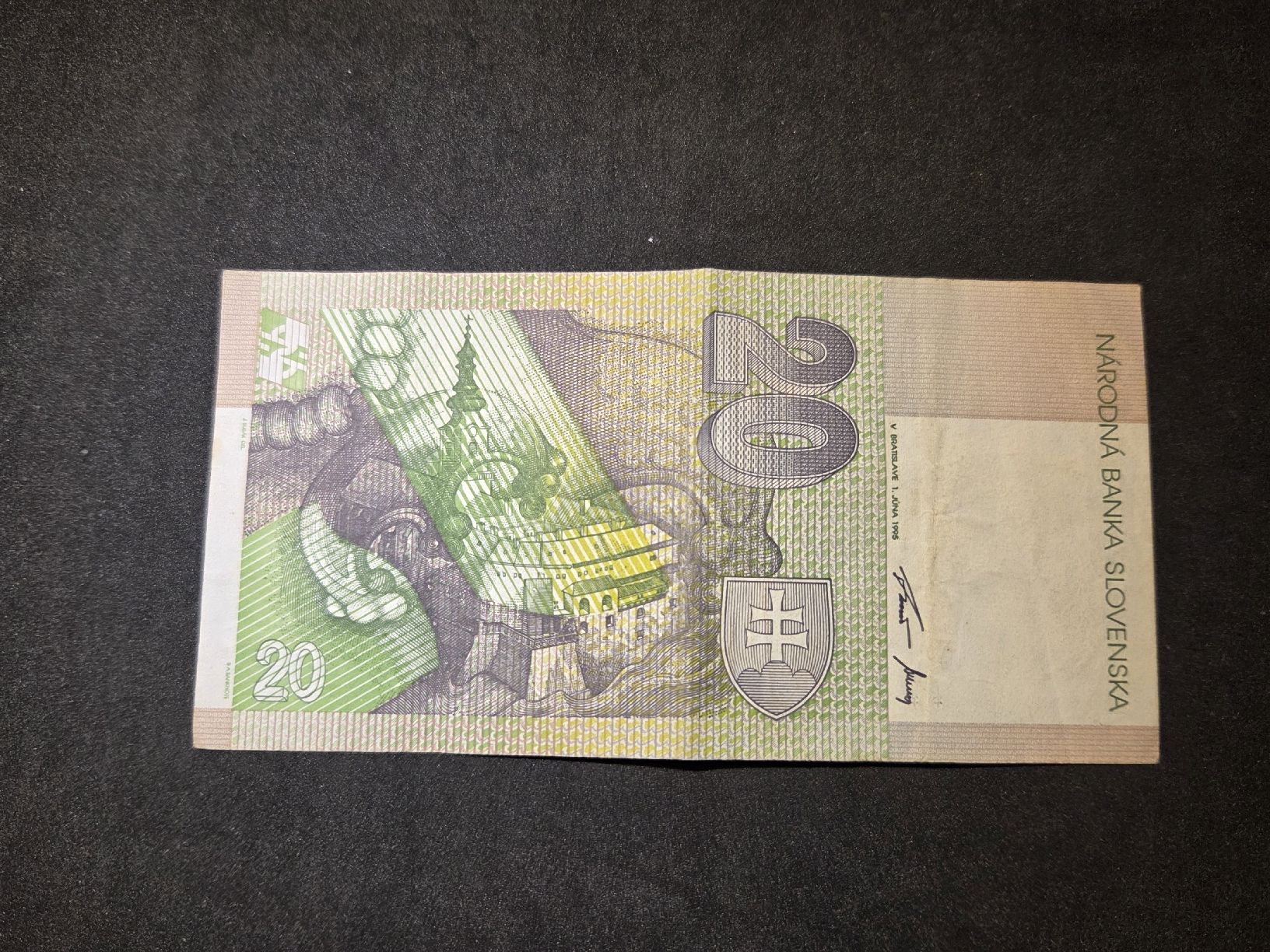 Banconote: 20 Kronen - Slowakei - 1995 – Usato da Geroldswil venduto da Antica01 1