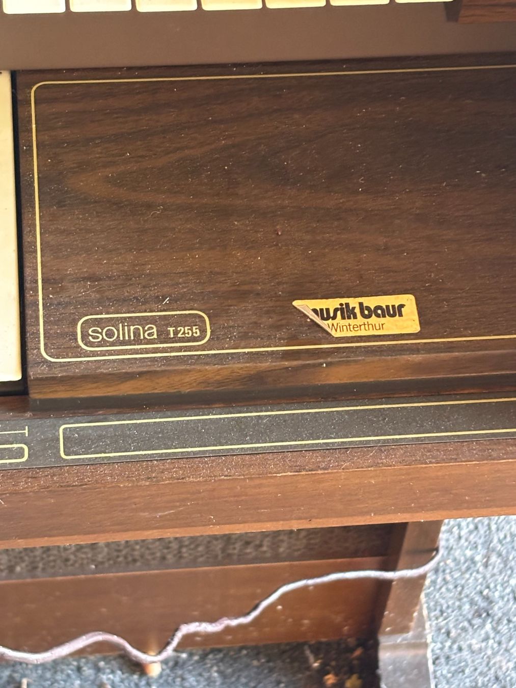 Strumenti musicali: Solina T 255  Orgel - Vintage – Usato da Kemptthal venduto da strobanaturbaustoffe 2